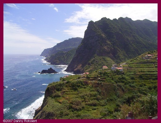 De Noordkust van Madeira tussen Sao Jorge en Santana