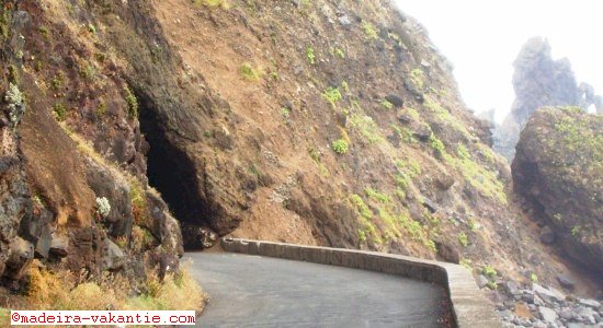 De kustweg van Madeira