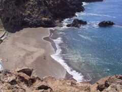 Zandstrand bij Sao Lourenco