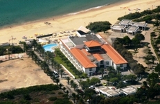 Luchtfoto van het hotel