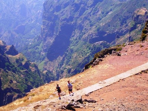 Wandelaars op Madeira